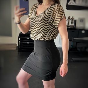 Chevron Stripe Dress - Size 6